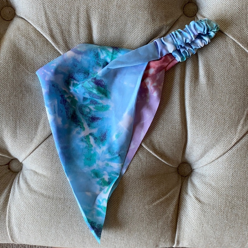 Tie Dye print hair scarf headband